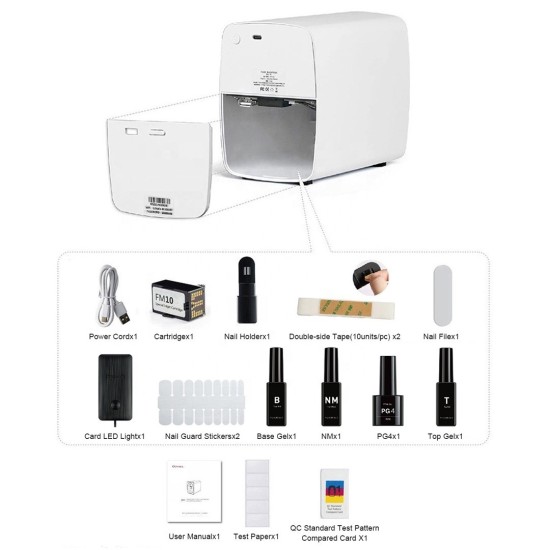 O2nails imprimante à ongles mobile M1 3d professionnel numérique