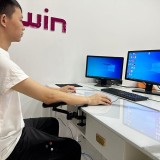 Pince de bureau en aluminium Support coudé pour bras Repose-bras réglable