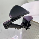 Pince de bureau en aluminium Support coudé pour bras Repose-bras réglable