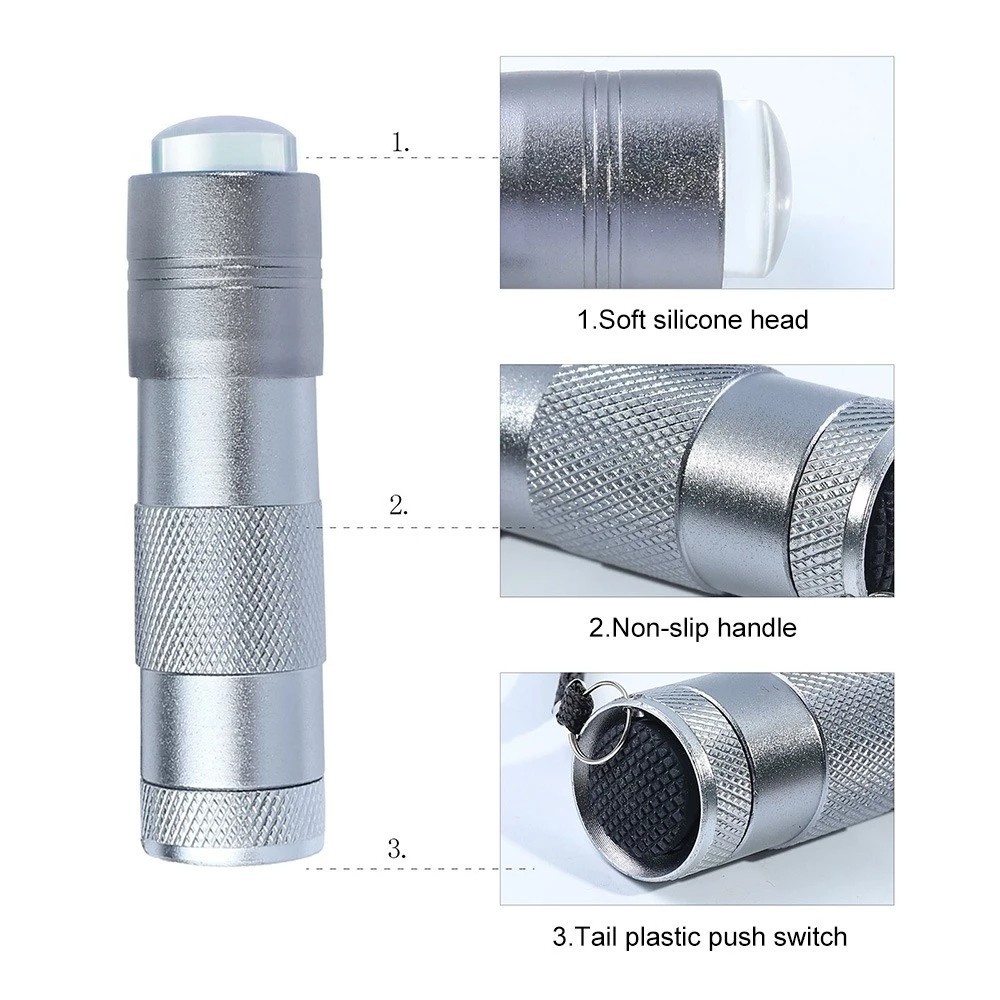 Lampe à ongles UV led portable pour vernis à ongles gel UV, presse à lumière led