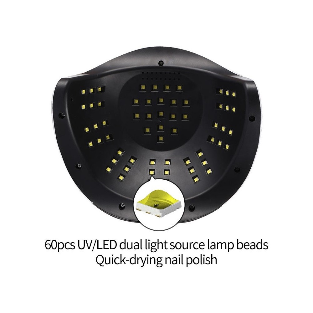 180W UV LED lampe sèche-ongles SUN UV  équipement d'art des ongles pour le séchage du vernis à gel