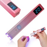 Lampe à Ongles Rechargeable Sèche-Ongles à Main avec Écran LED
