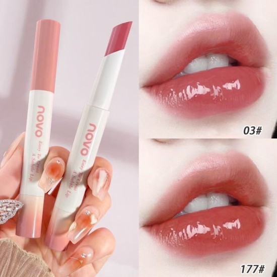 OEM 6 Couleurs Rouge à Lèvres Solide rose Imperméable Longue Durée Solide Beauté Maquillage Brillant à Lèvres