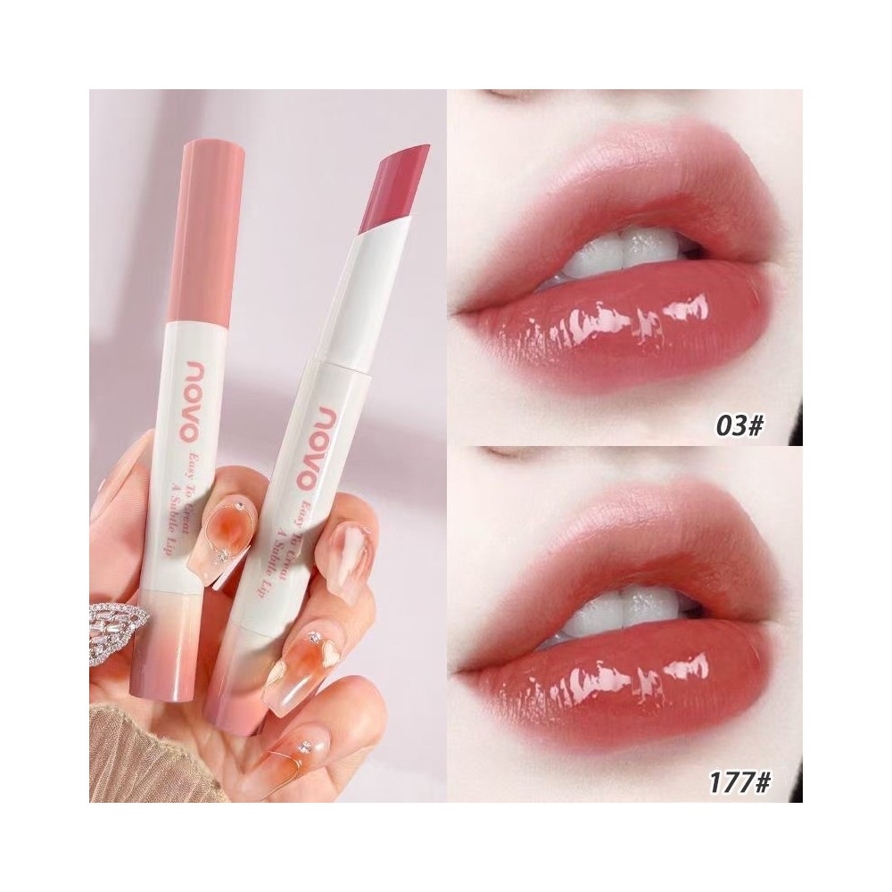 OEM 6 Couleurs Rouge à Lèvres Solide rose Imperméable Longue Durée Solide Beauté Maquillage Brillant à Lèvres