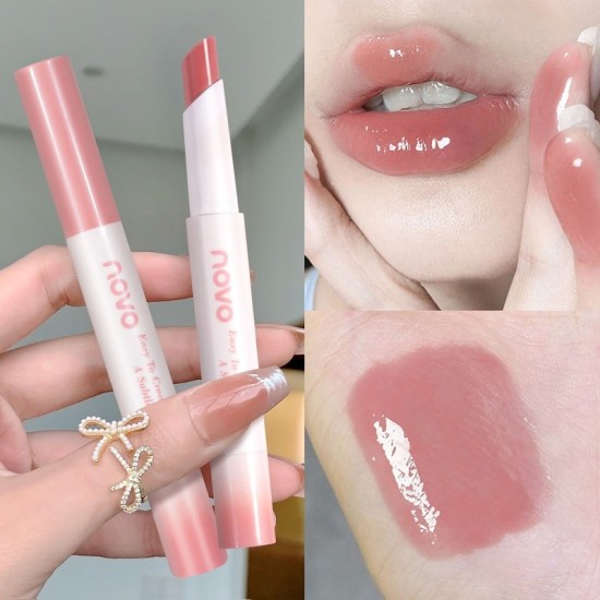 OEM 6 Couleurs Rouge à Lèvres Solide rose Imperméable Longue Durée Solide Beauté Maquillage Brillant à Lèvres