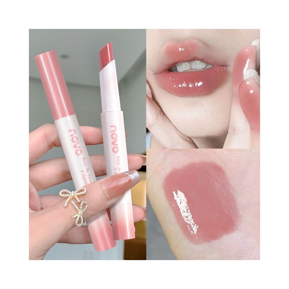 OEM 6 Couleurs Rouge à Lèvres Solide rose Imperméable Longue Durée Solide Beauté Maquillage Brillant à Lèvres