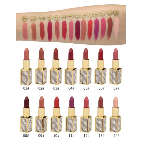 Rouge à lèvres innovation mate crémeuse longue durée imperméable