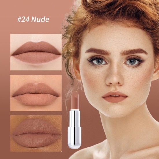 Rouge à lèvres en velours mat végétalien naturel imperméable longue durée de haute qualité