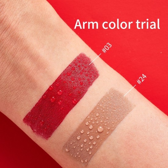 Rouge à lèvres en velours mat végétalien naturel imperméable longue durée de haute qualité