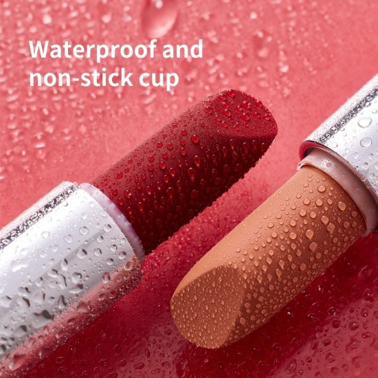 Rouge à lèvres en velours mat végétalien naturel imperméable longue durée de haute qualité