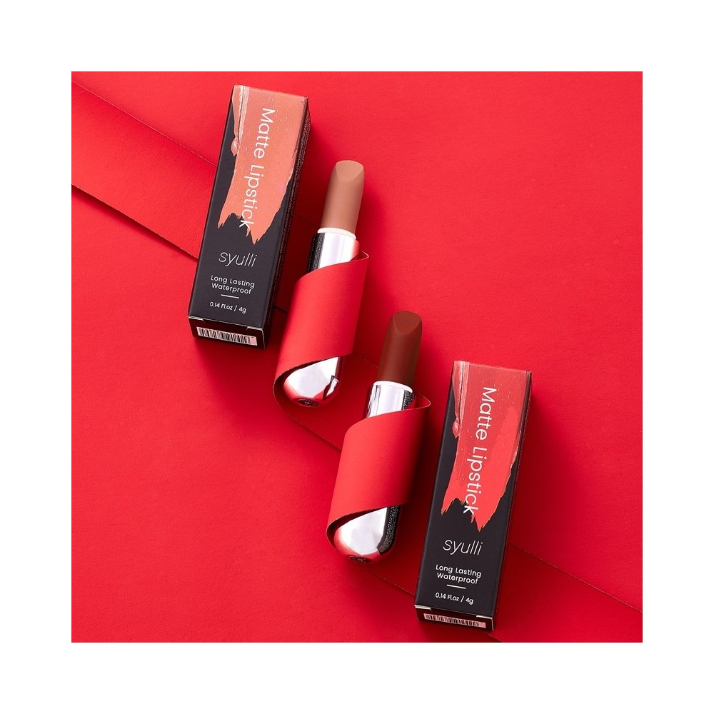 Rouge à lèvres en velours mat végétalien naturel imperméable longue durée de haute qualité
