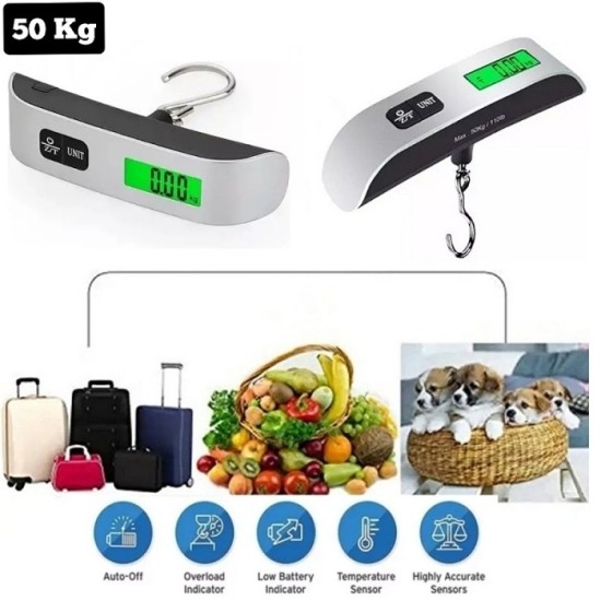 Balance De Bagages Électronique Max 50 Kg Écran LCD