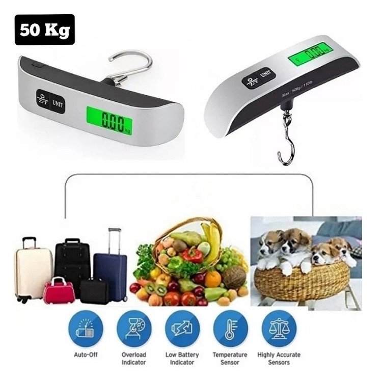 Balance De Bagages Électronique Max 50 Kg Écran LCD