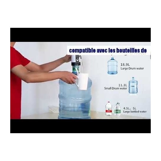 Distributeur D'eau Électrique Universel - USB - Rechargeable