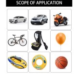 Mini Pompes portable à Pied avec Manomètre gonfleur à pied