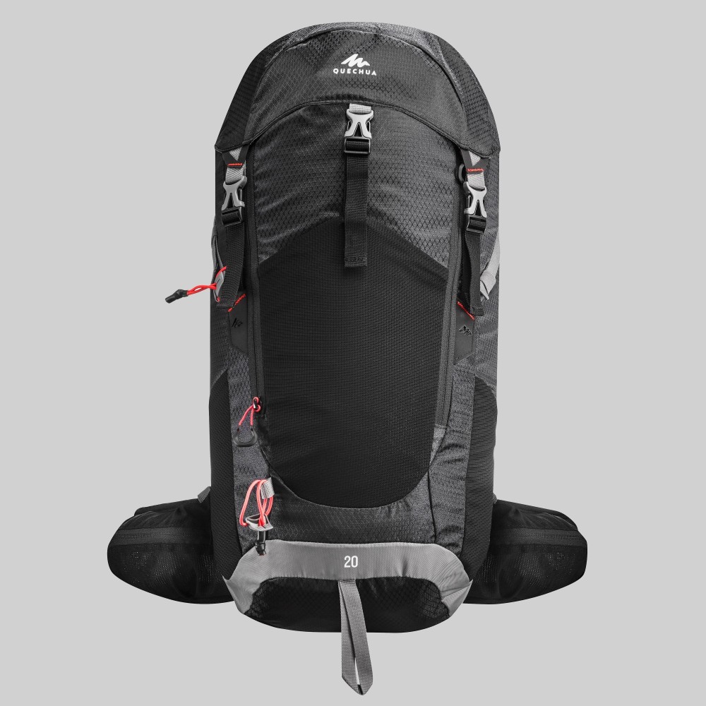 SAC A DOS DE RANDONNÉE MONTAGNE MH500 20 LITRES NOIR - Decathlon