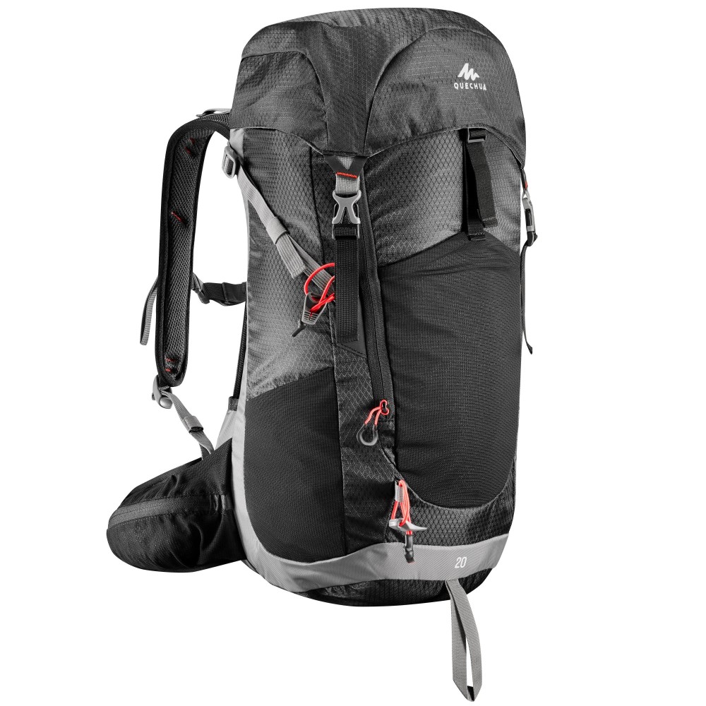 SAC A DOS DE RANDONNÉE MONTAGNE MH500 20 LITRES NOIR - Decathlon