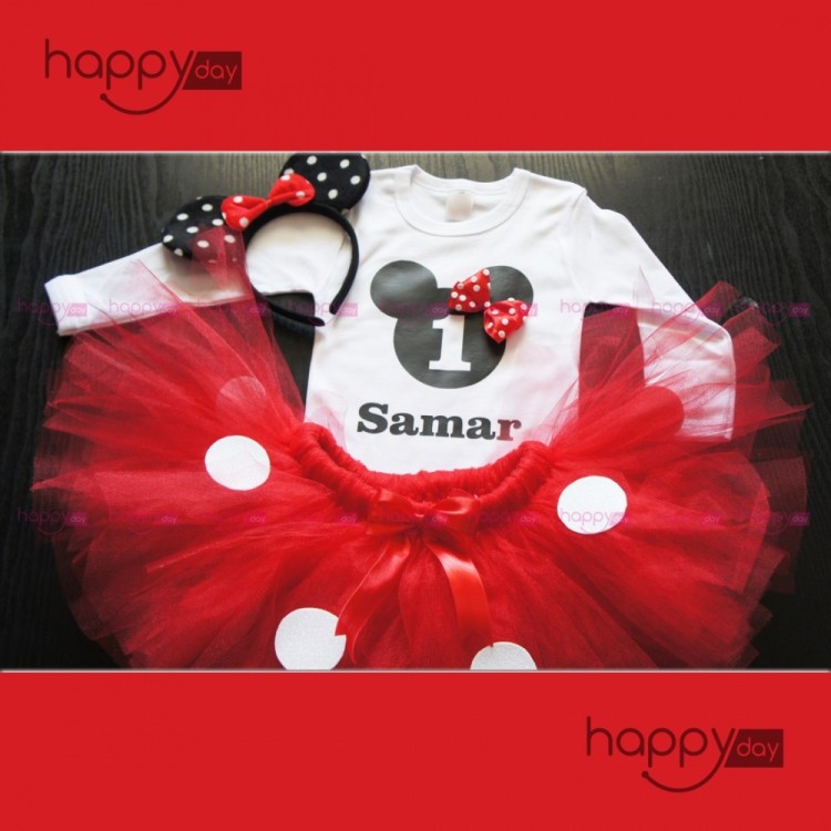 Tenue anniversaire, Minnie Rouge