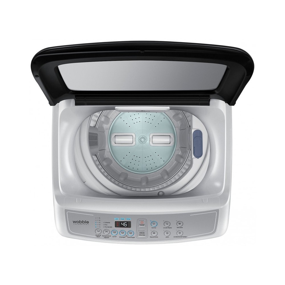 Machine à laver TopLoad Samsung 9Kg WA90H4400SS / Silver