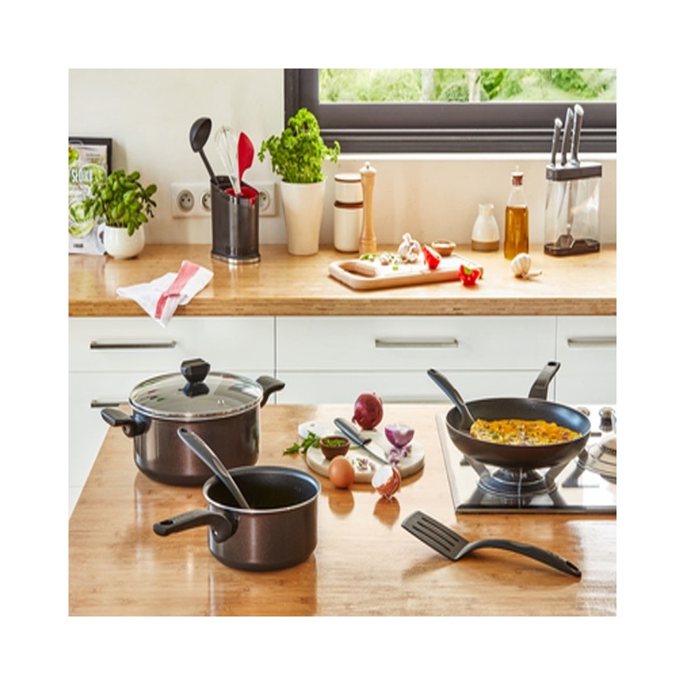 Poêle TEFAL Easy Cook & Clean 30 Cm - Noir