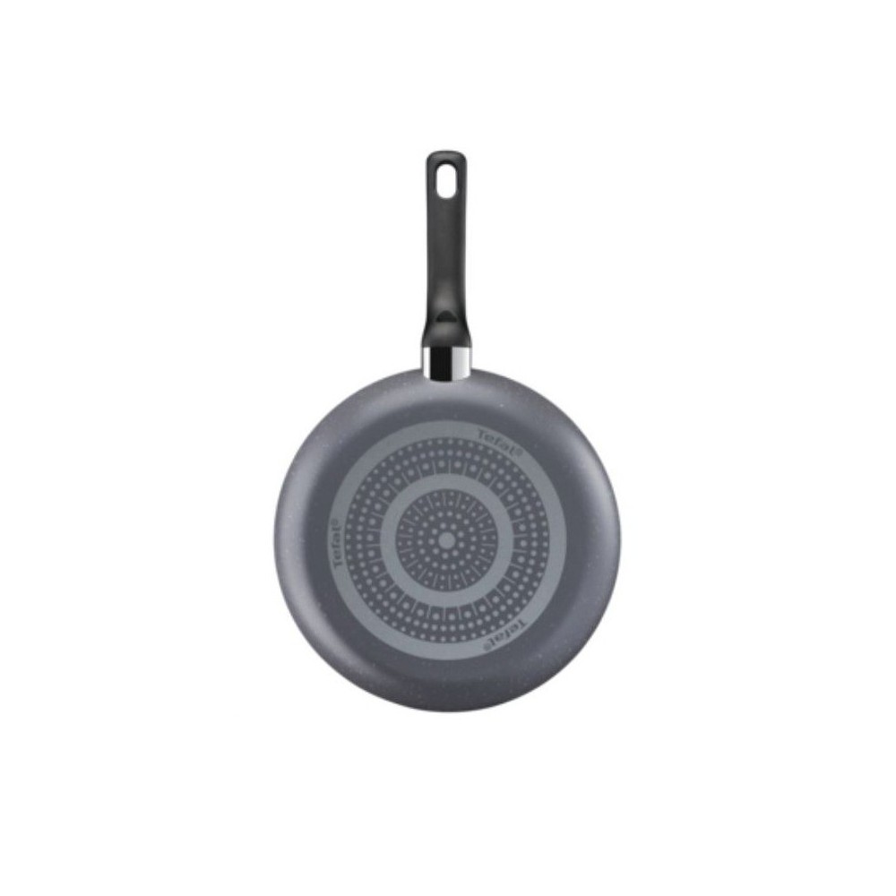 Poêle anti-adhésif TEFAL Natural Cook avec Thermo-Signal - Gris