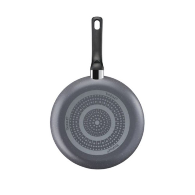 Poêle anti-adhésif TEFAL Natural Cook avec Thermo-Signal - Gris