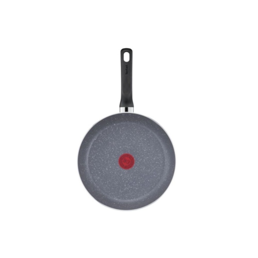 Poêle anti-adhésif TEFAL Natural Cook avec Thermo-Signal - Gris