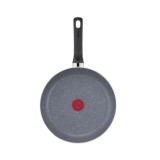 Poêle anti-adhésif TEFAL Natural Cook avec Thermo-Signal - Gris