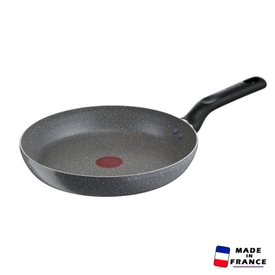 Poêle anti-adhésif TEFAL Natural Cook avec Thermo-Signal - Gris