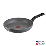 Poêle anti-adhésif TEFAL Natural Cook avec Thermo-Signal - Gris