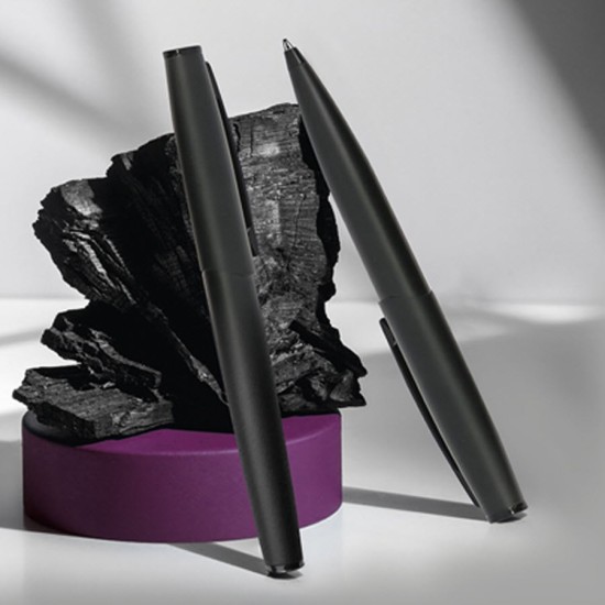 Stylo a bille+Roller métallique