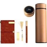 4 pièces Notebook + stylo métallique + usb + mug isotherme ROMANO