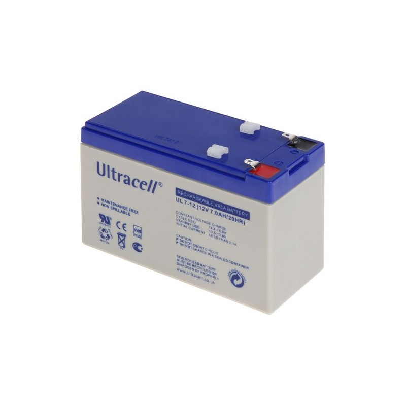 Ultracell Batterie 12V - 7AH - Rechargeable